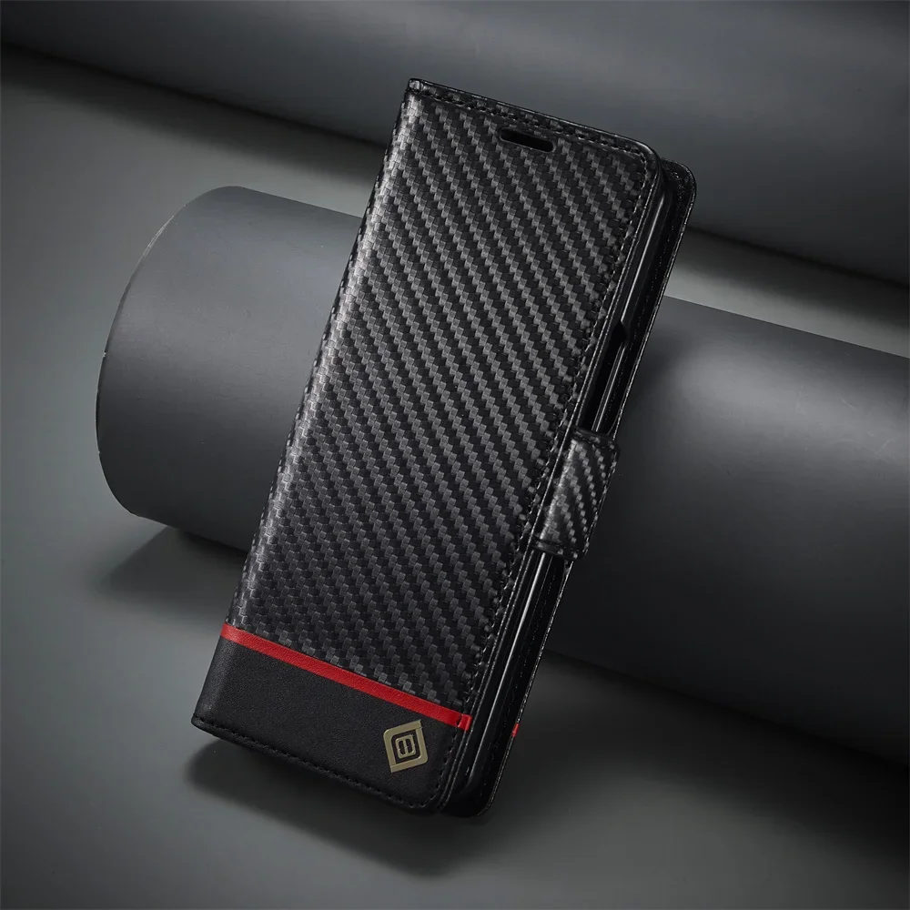 Leather Wallet Card Holder Phone Cover - Housse de luxe en cuir PU