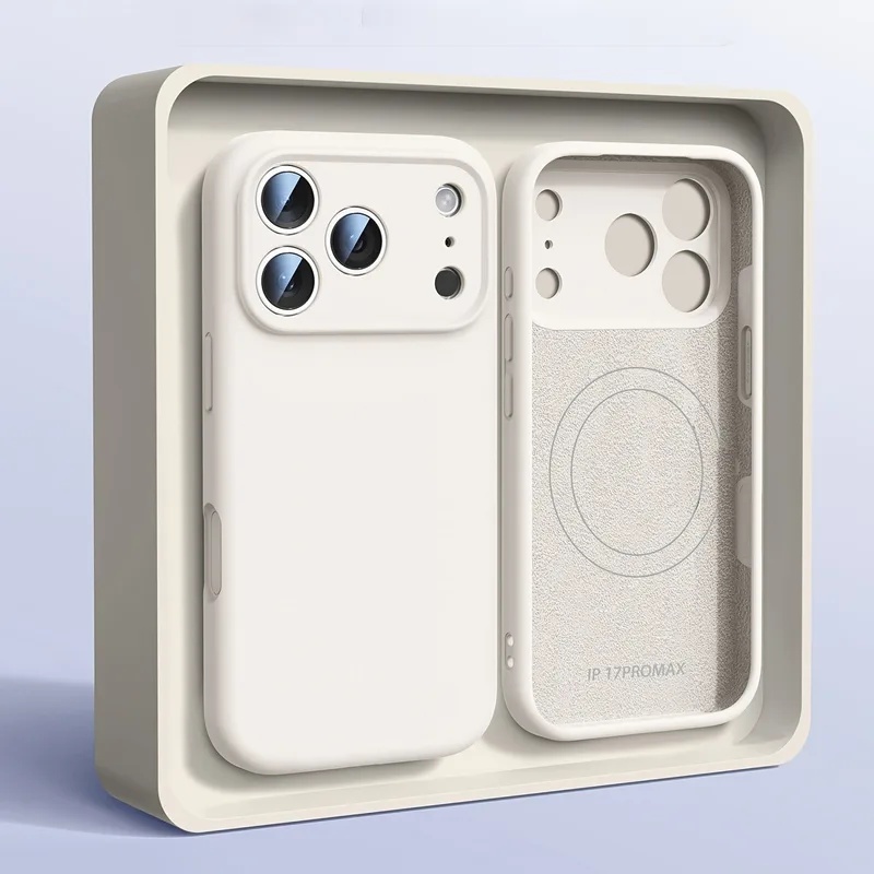 Liquid Silicone Magnetic Phone Case - Coque de téléphone en silicone liquide