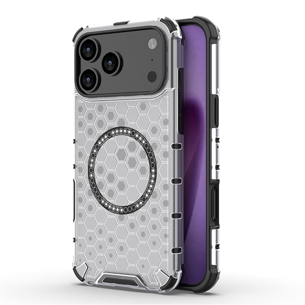 Clear Shockproof Bumper Case - Étui magnétique de luxe en nid