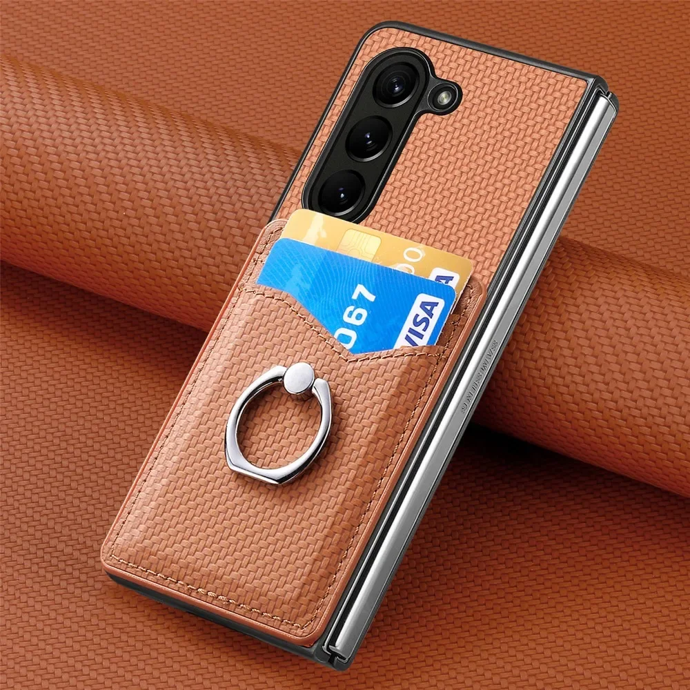 Leather Wallet Card Holder Phone Cover - Étui portefeuille en cuir PU pour