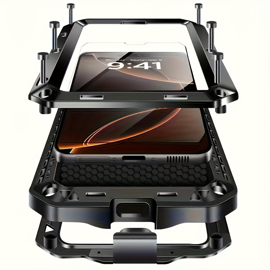 Heavy Duty 360 Full Body Protective Case - Coque de téléphone en métal robuste