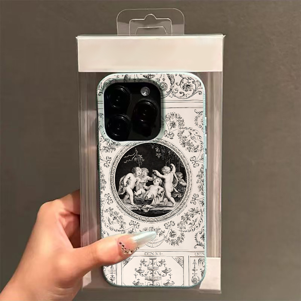 Coque de téléphone vintage à m - Vintage Floral Pattern Soft Case avis et prix