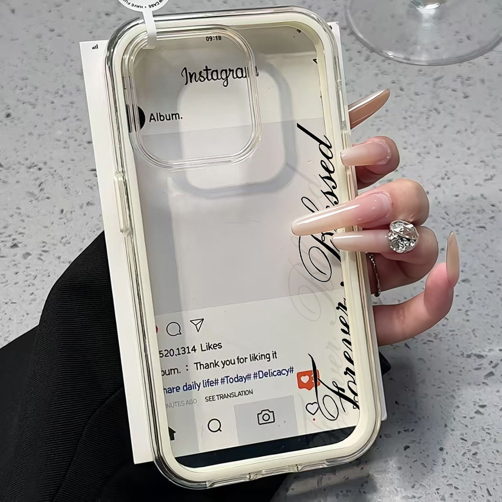Coque de téléphone transparent - Clear Shockproof Bumper Case avis et prix