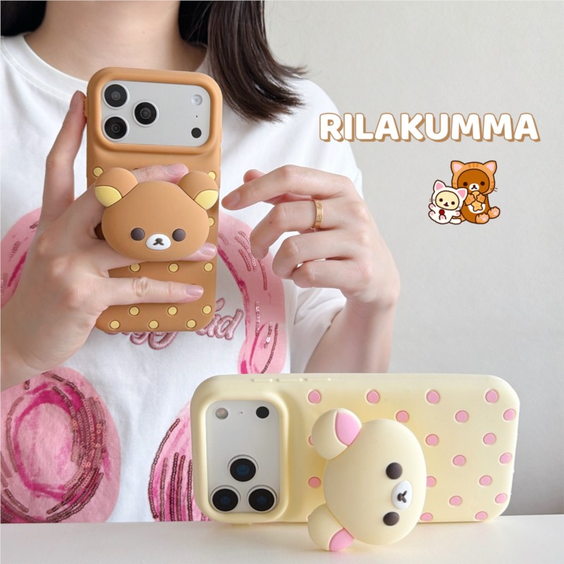 Coque de téléphone en silicone - Cute Cartoon Wrist Strap Silicone Case avis et prix