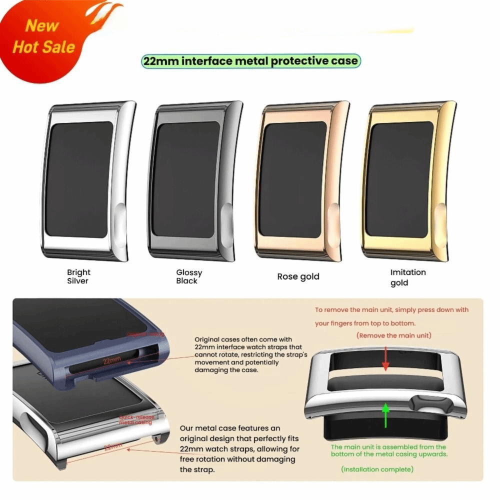 Accessoires de montre à cadre  - Metal Bumper Aluminum Frame Case avis et prix