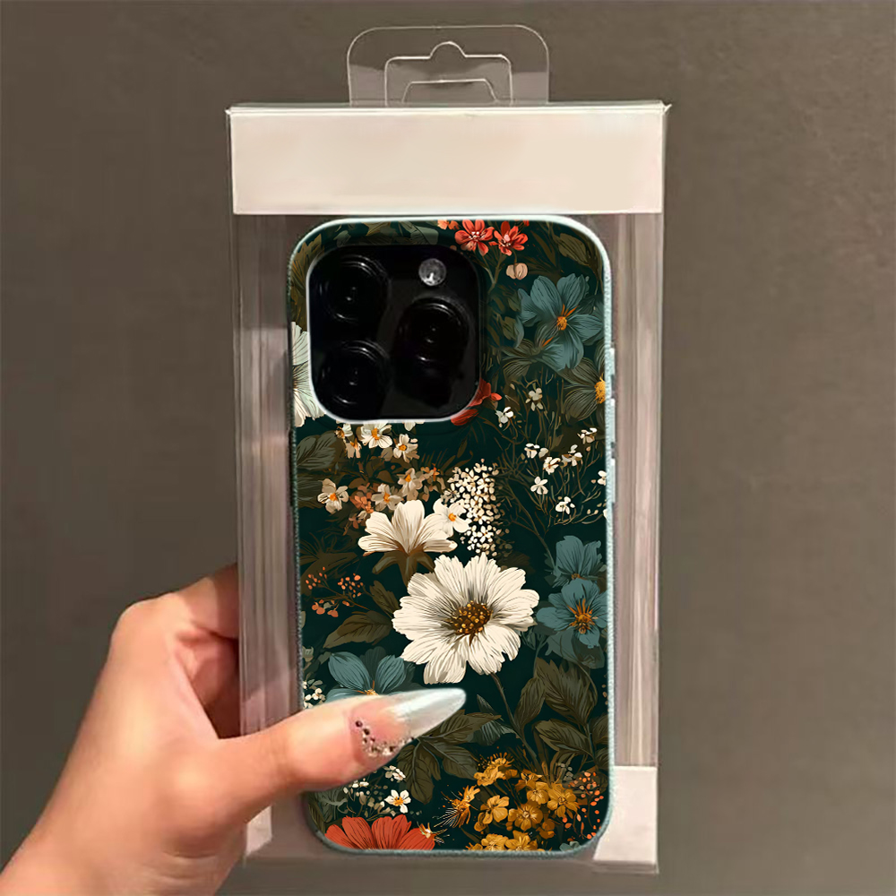 Coque de téléphone vintage à m - Vintage Floral Pattern Soft Case avis et prix