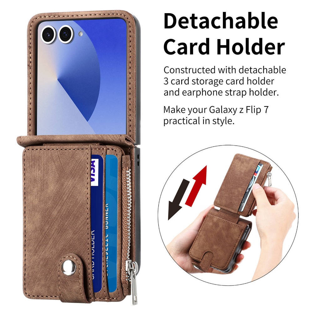 Coque de téléphone portefeuill - Leather Wallet Card Holder Phone Cover avis et prix