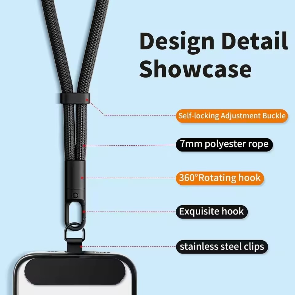 Lanière de téléphone universel - Crossbody Lanyard Neck Strap Case avis et prix