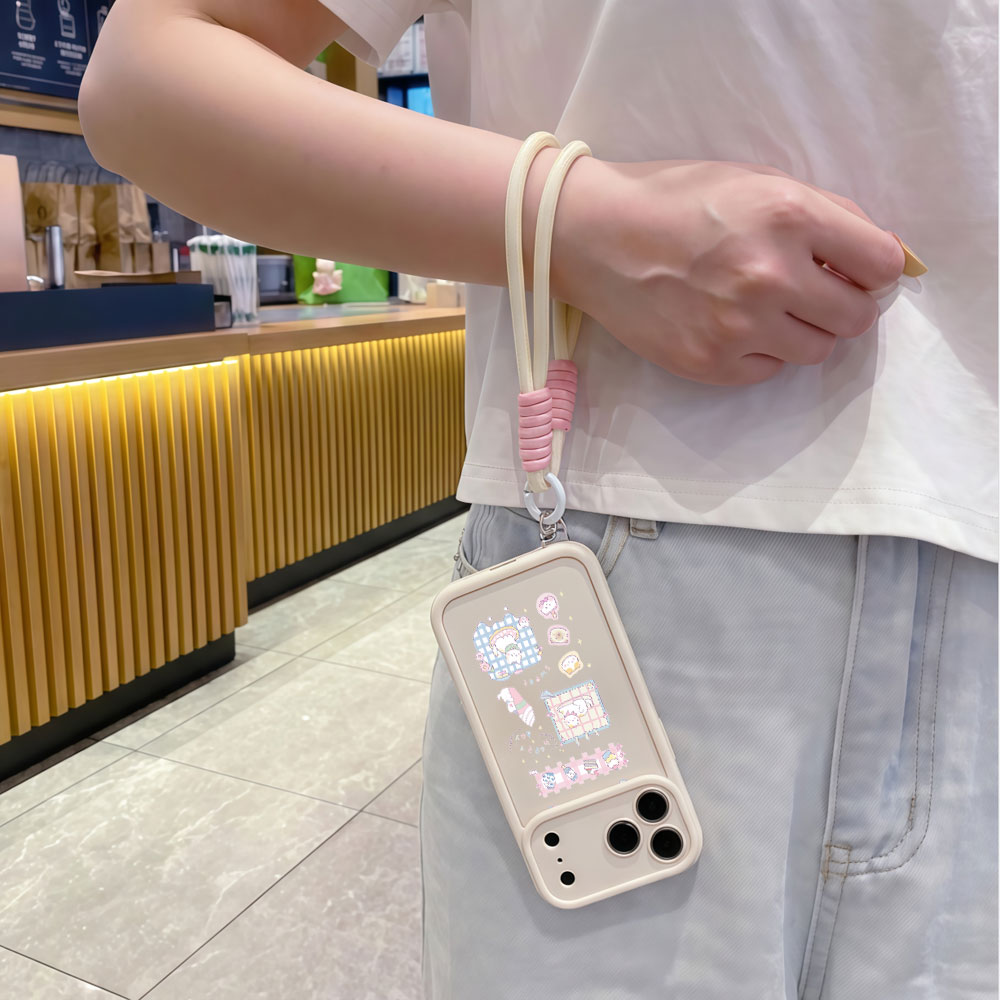 Coques de téléphone avec drago - Cute Cartoon Wrist Strap Silicone Case avis et prix