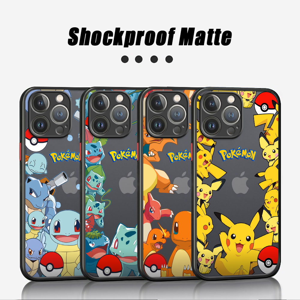 Coque Pokemon de dessin animé, - Matte Hard Pc Back Case avis et prix