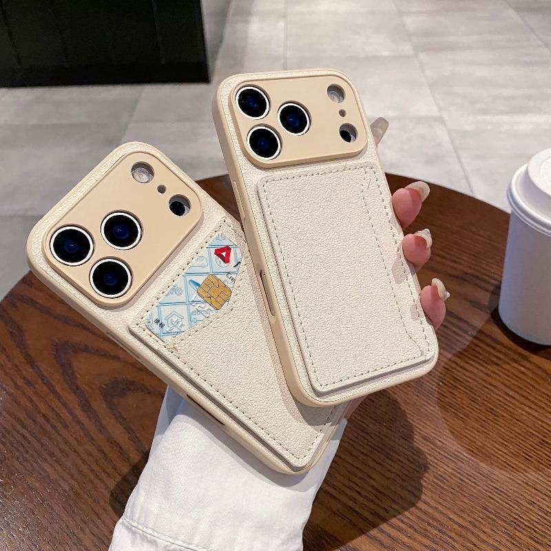 Coque de téléphone portefeuill - Leather Wallet Card Holder Phone Cover avis et prix
