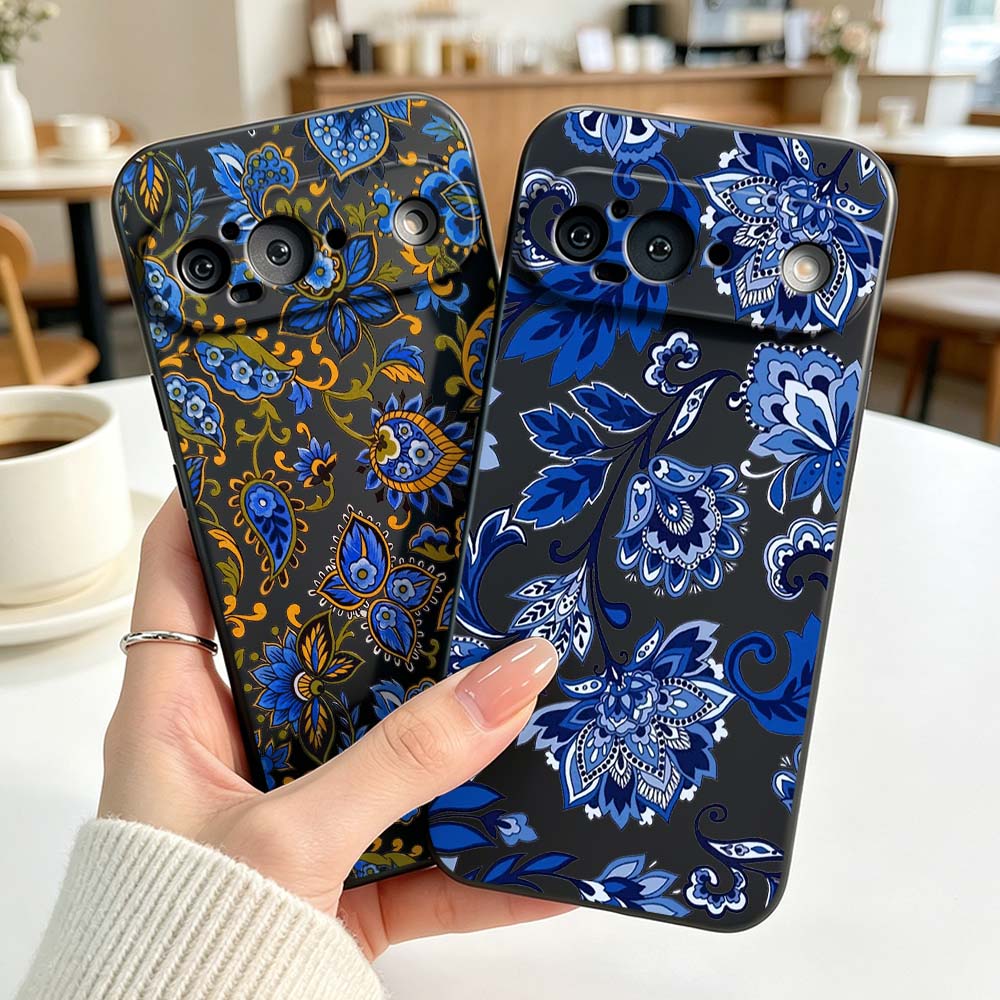 Coque de téléphone souple noir - Vintage Floral Pattern Soft Case avis et prix