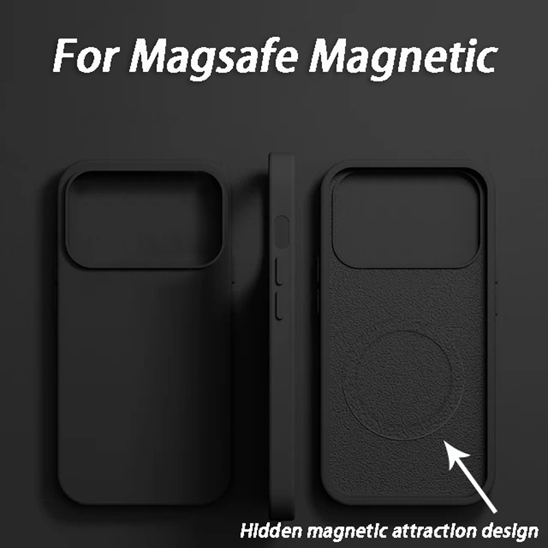 Étui de protection antichoc en - Liquid Silicone Magnetic Phone Case avis et prix