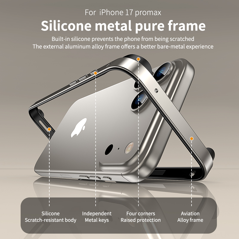 Coque de protection antichoc e - Metal Bumper Aluminum Frame Case avis et prix