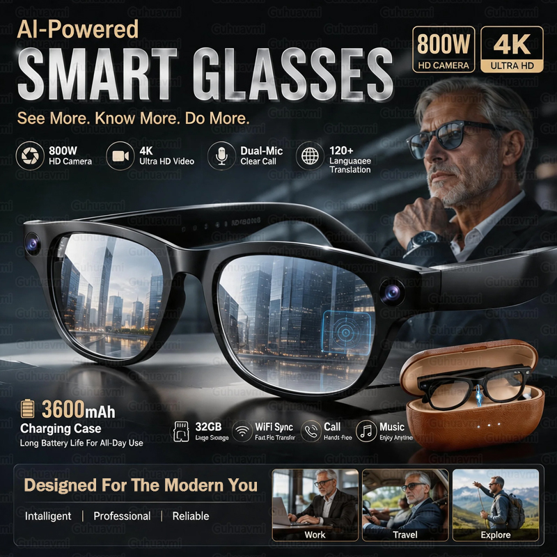 Lunettes Intelligentes Étanche - Power Banks avis et prix