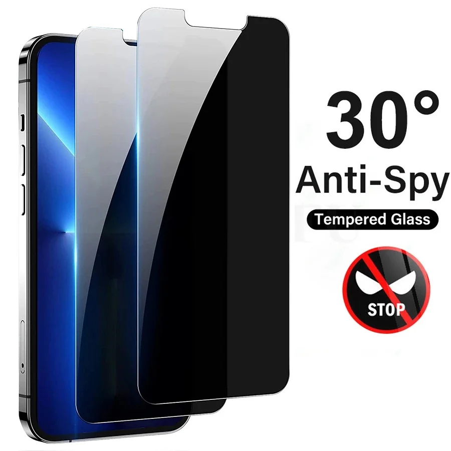 Protecteur d'écran en verre tr - Anti Spy Privacy Glass Case avis et prix